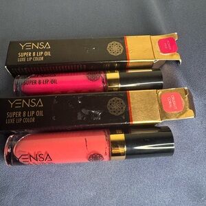 YENSA Super 8 Lip Oil - Vibrant Pink & Coral